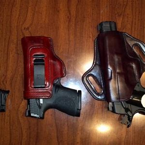 my pistols in their holsters