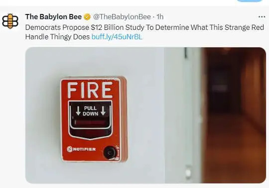 babylon-bee-fire-alarm-democrats-study-determine.jpg