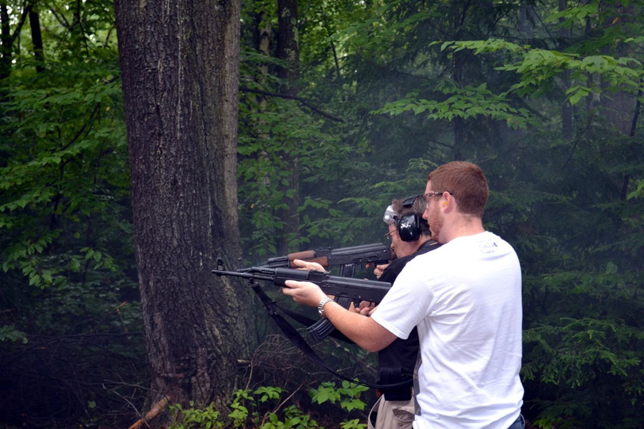 BBB and GRB Shooting AKs in NH August 2012.jpg