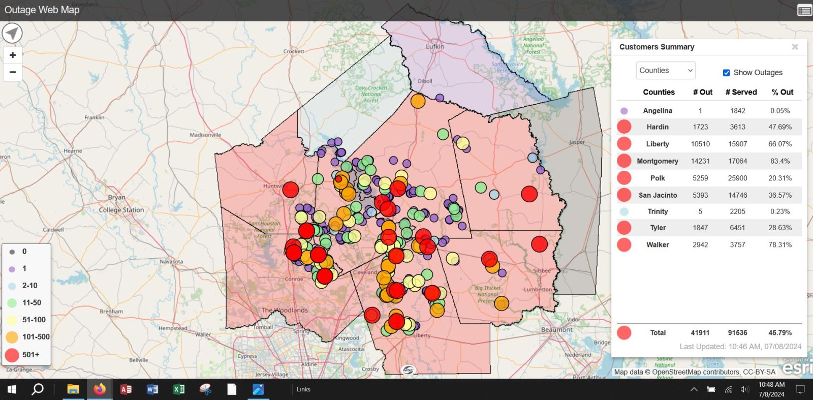 power outage 7 8 2024 1050.JPG